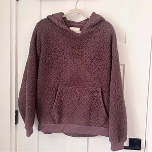American Eagle Outfitters Mauve Sherpa Hoodie